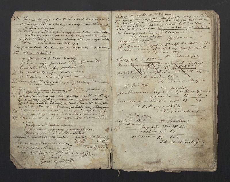 Książka Bractwa Dobrej Śmierci św. Walentego. Założona w roku 1881 przez ks. Teodora Meijera proboszcza parafii Stawiszyn