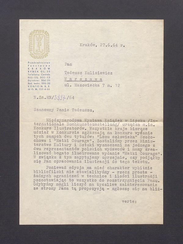 Szanowny Panie Profesorze [...]