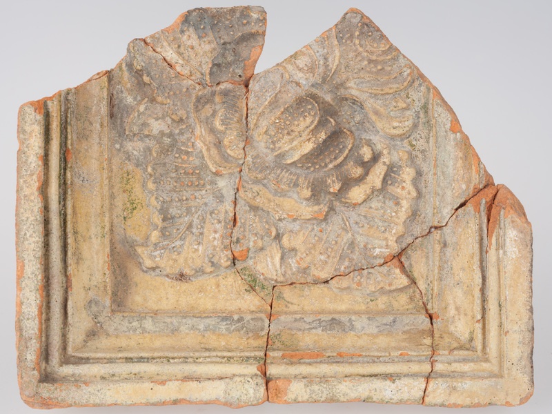 Kafel z pąkiem kwiatowym