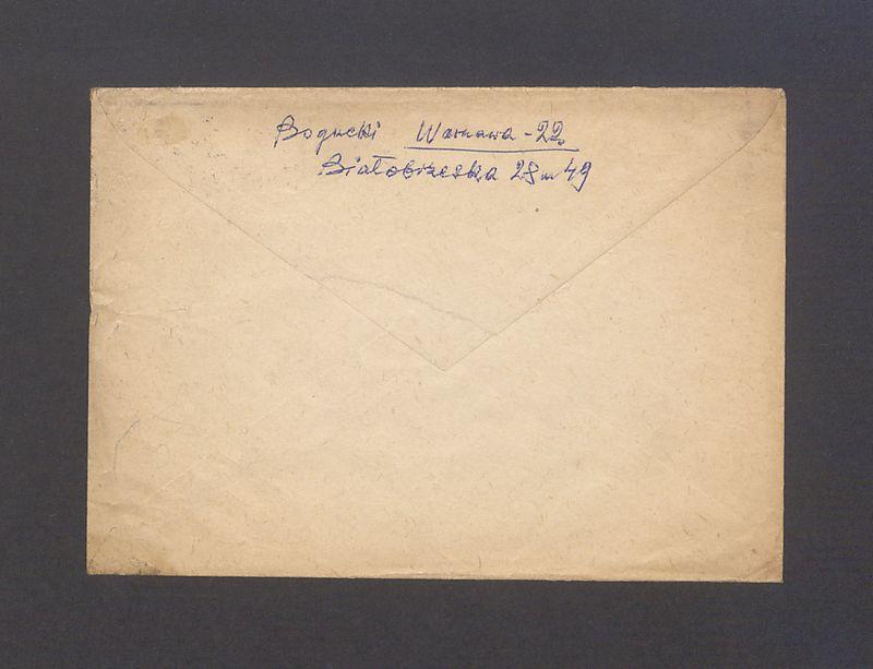 Koperta, adr. Państwo Barbara i Tadeusz Kulisiewiczowie