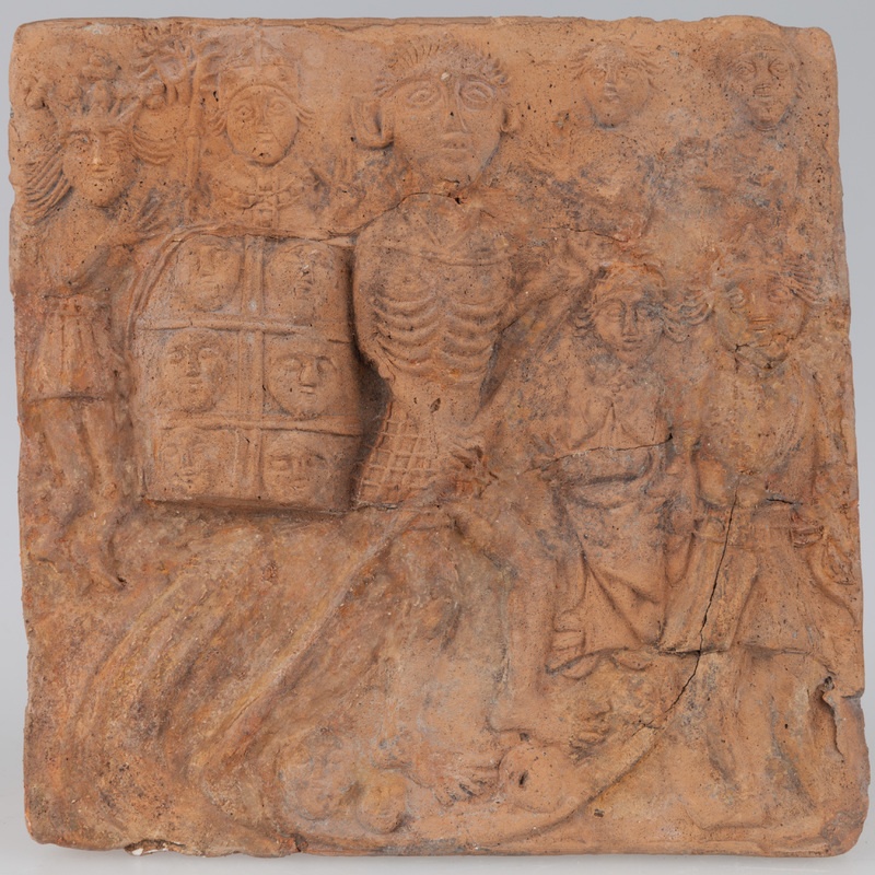 Kafel z wizerunkiem triumfu śmierci