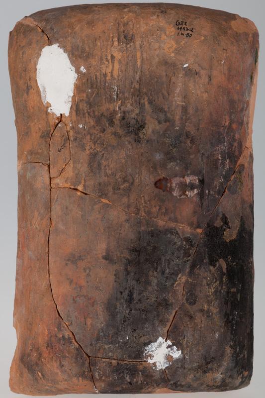 Kafel z tarczownikiem z herbem Odrowąż w tarczy