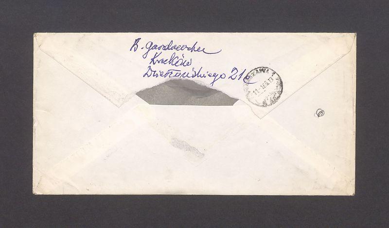 Koperta, adr. WPan Prof. Tadeusz Kulisiewicz