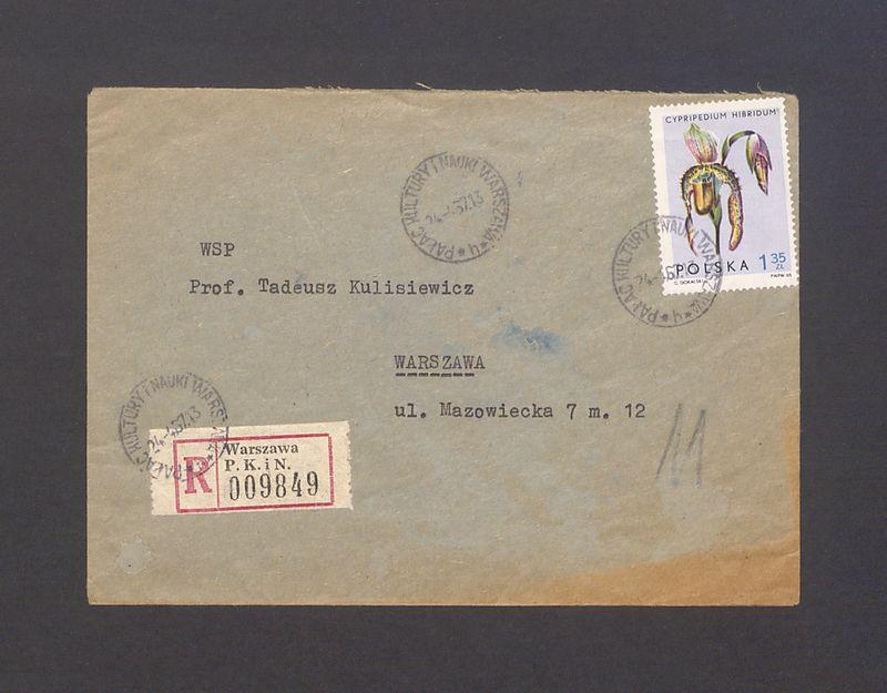 Koperta, adr. WSP Prof. Tadeusz Kulisiewicz