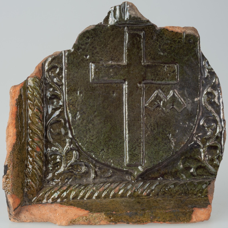 Kafel z herbem Dębno