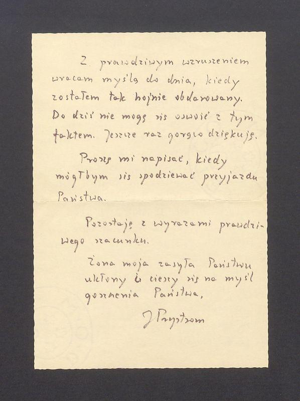 Szanowni Państwo, Przepraszam za zwłokę [...]