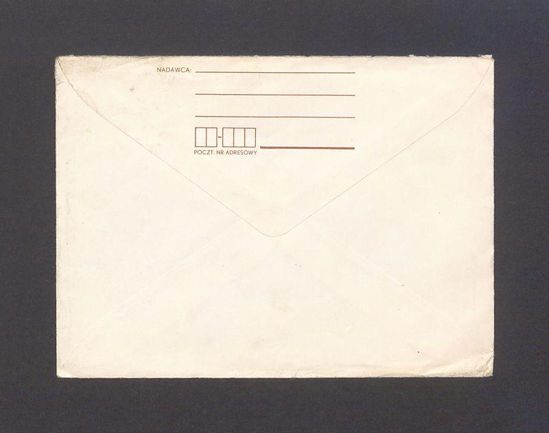 Koperta, adr. WP. P. Prof. B. T. Kulisiewiczowie