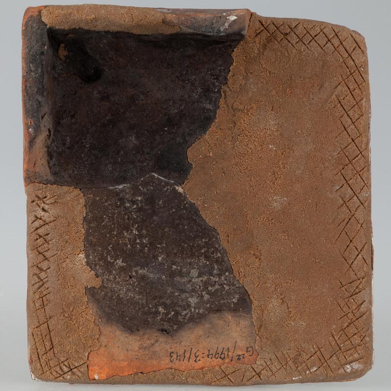 Kafel z wyobrażeniem labiryntu minotaura lub diabła