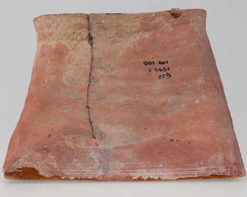 Kafel ze stylizowanym kwiatem