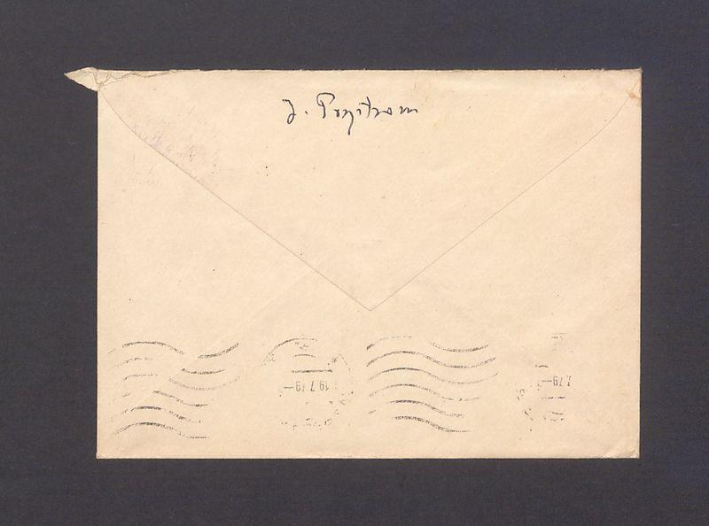 Koperta, adr. Sz. Państwo Barbara i Tadeusz Kulisiewiczowie