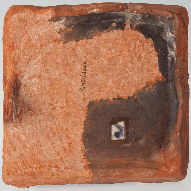 Kafel z trzema gończymi psami