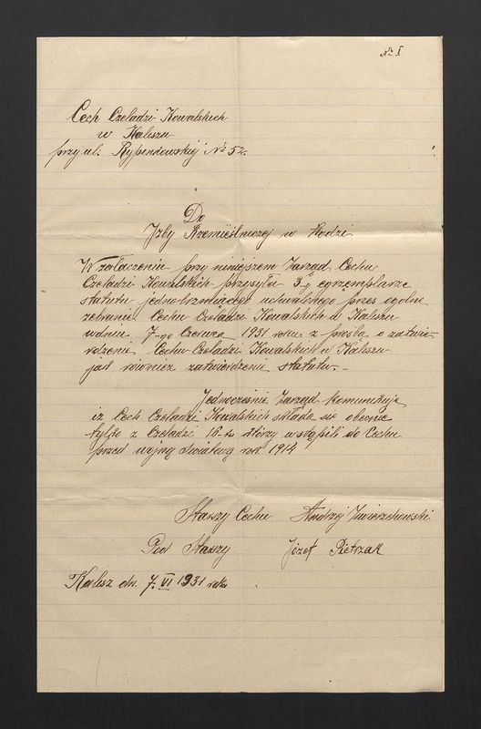 Kziąszka w Pisowa Czeladzi Kowalskich w Kaliszu