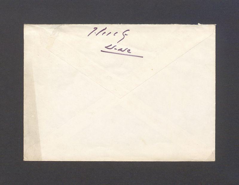 Koperta, adr. W. P. Barbara i Tadeusz Kulisiewiczowie