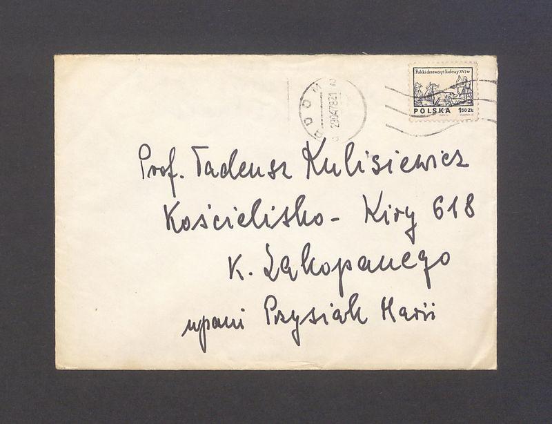 Koperta, nad. Janiszewska