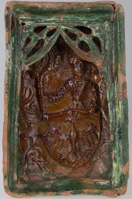 Kafel z tarczownikiem