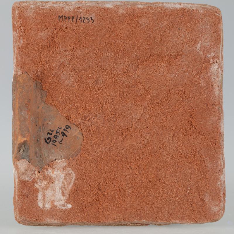 Kafel z wyobrażeniem labiryntu minotaura lub diabła