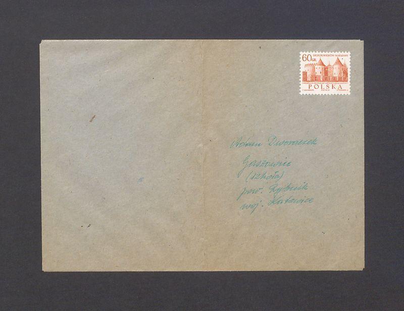 Koperta, adr. Adam Dworaczek