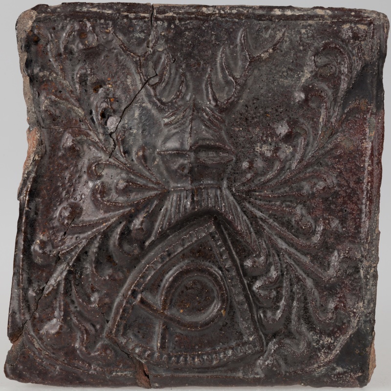 Kafel z herbem Nałęcz