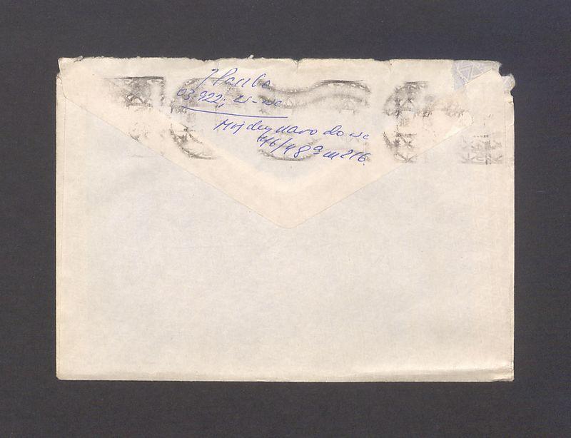 Koperta, adr. W. P. Barbara i Tadeusz Kulisiewiczowie