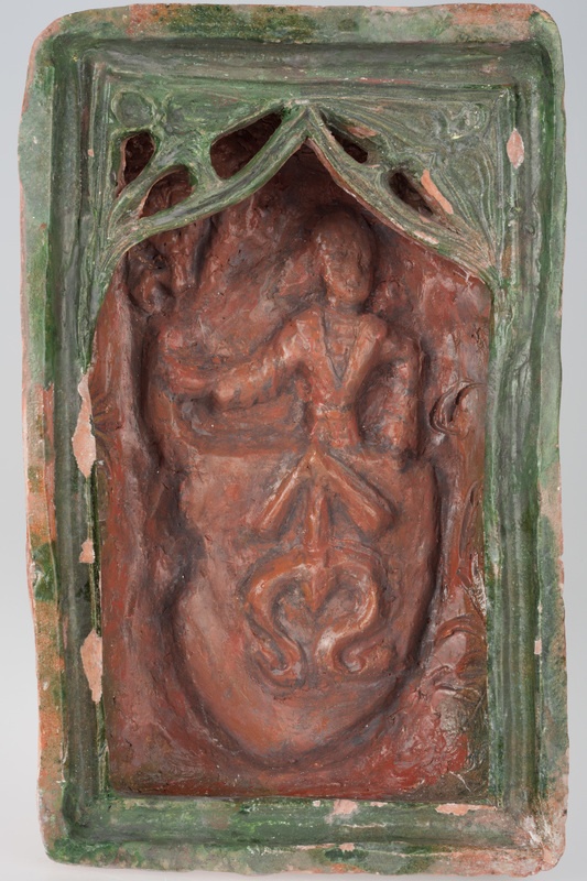 Kafel z tarczownikiem