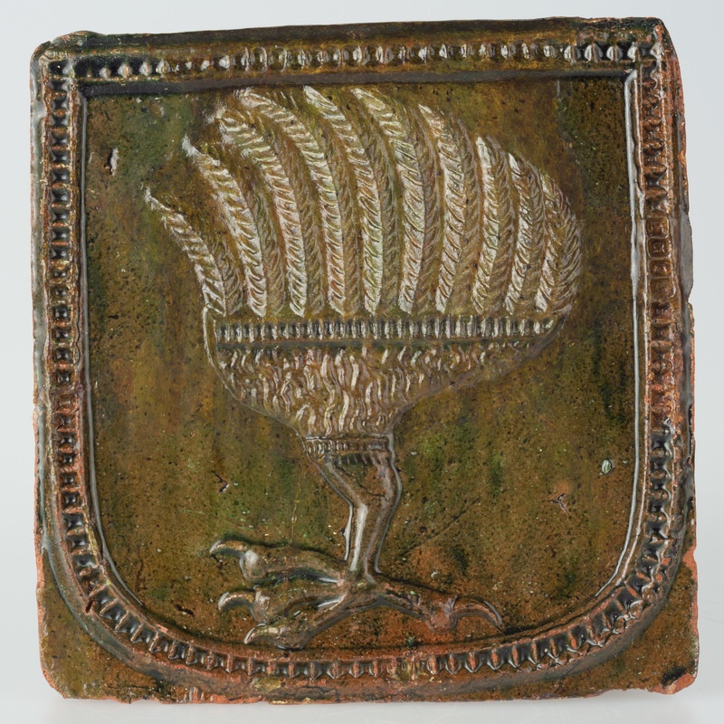 Kafel z herbem Kopacz