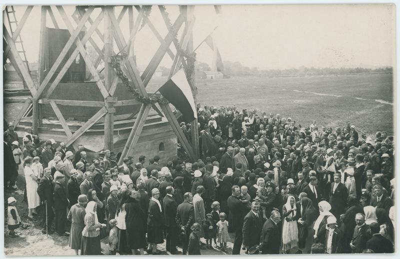Zdjęcie z pobytu w Kaliszu . J. Piłsudskiego, I. Mościckiego, S. Wojciechowskiego