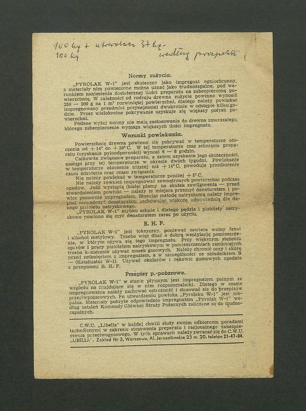 Instrukcja stosowania impregnatu ogniochronnego