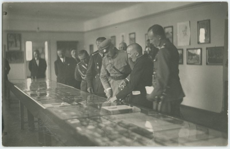 Zdjęcie z pobytu w Kaliszu . J. Piłsudskiego, I. Mościckiego, S. Wojciechowskiego