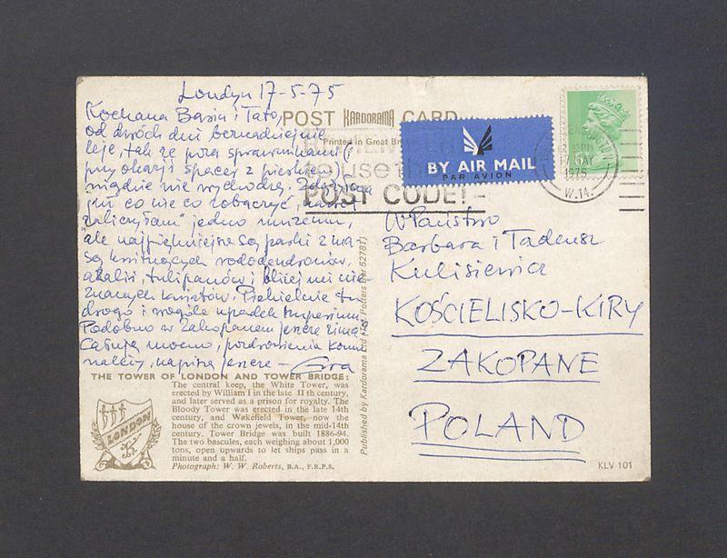 Kochana Basiu i Tato, od dwóch dni beznadziejnie leje [...]