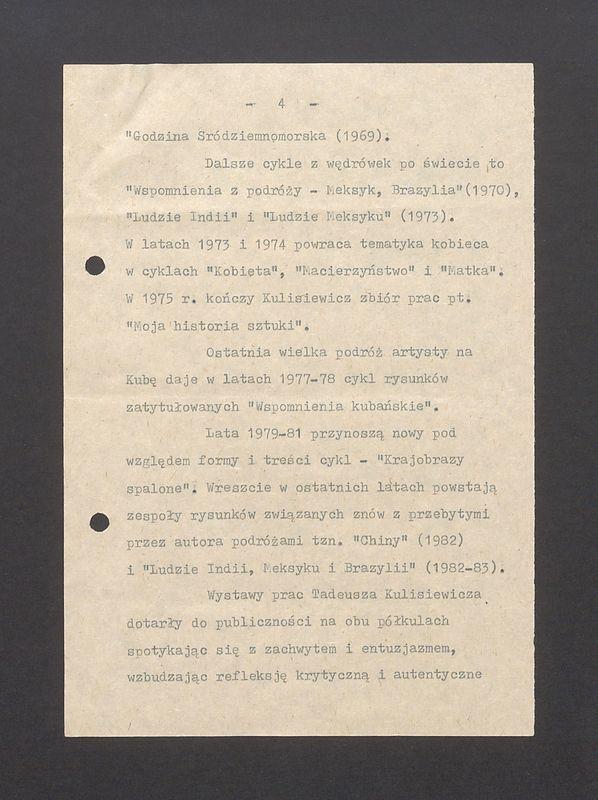 Biogram Tadeusza Kulisiewicza