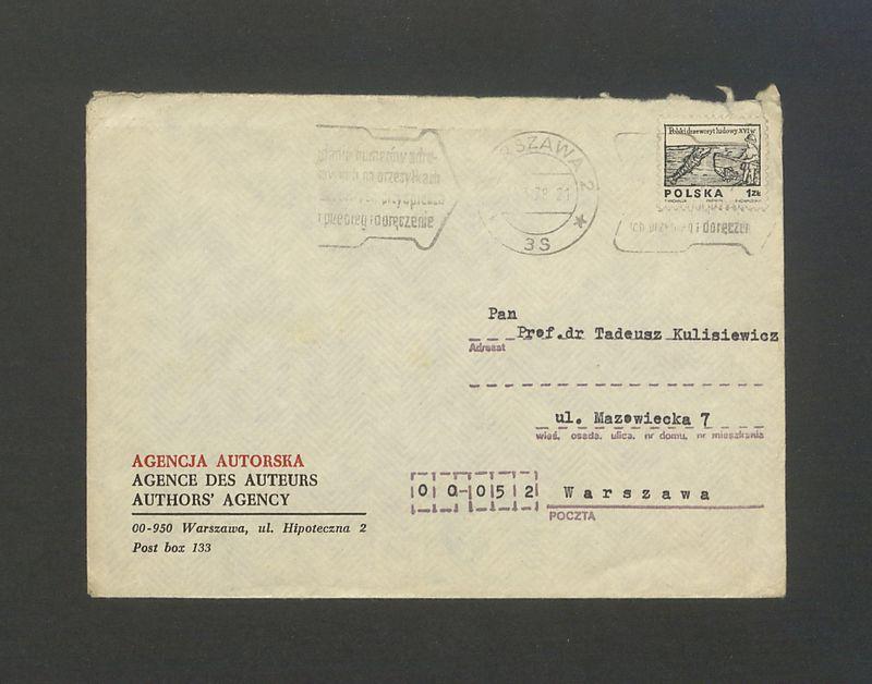 Koperta, nad. Agencja Autorska