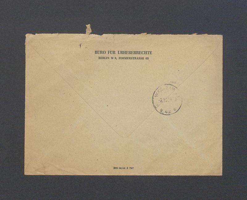 Koperta, nad. Buro fur Urheberrechte