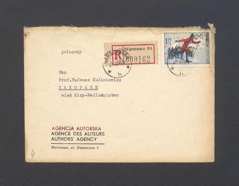Koperta, nad. Agencja Autorska