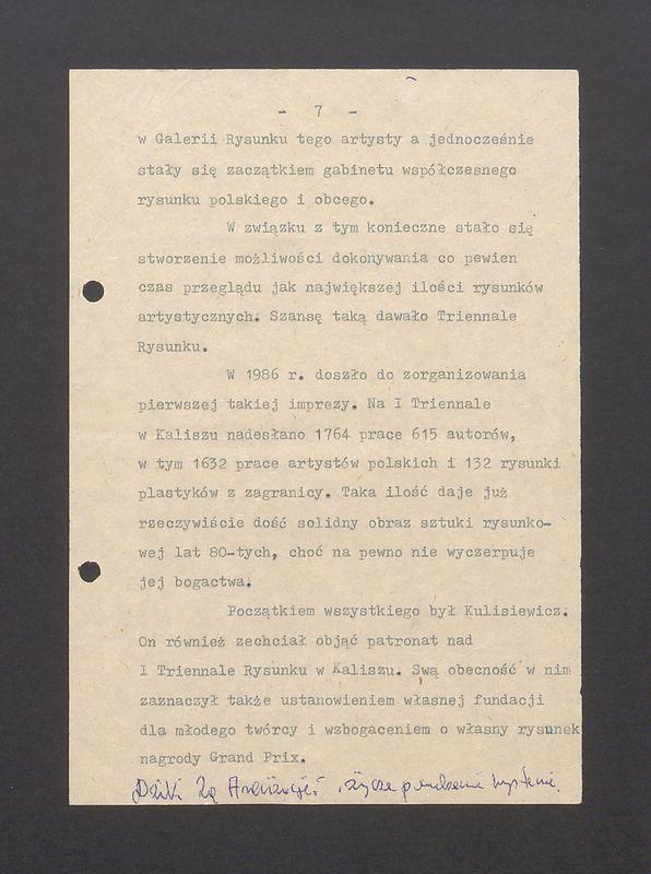 Biogram Tadeusza Kulisiewicza