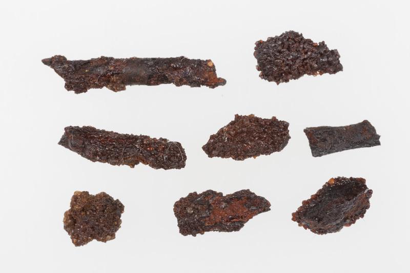 fragment drutu żelaznego 