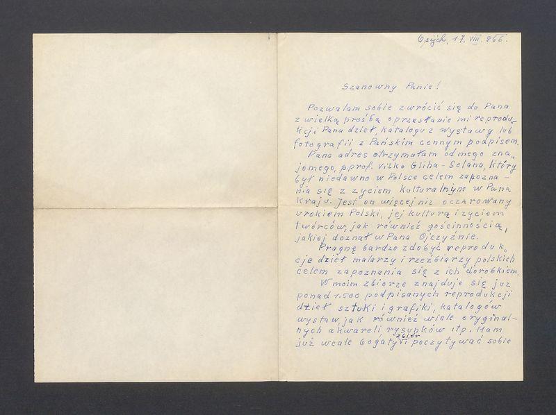 Szanowny Panie! Pozwalam sobie zwrócić się do Pana z wielką prośbą [...]