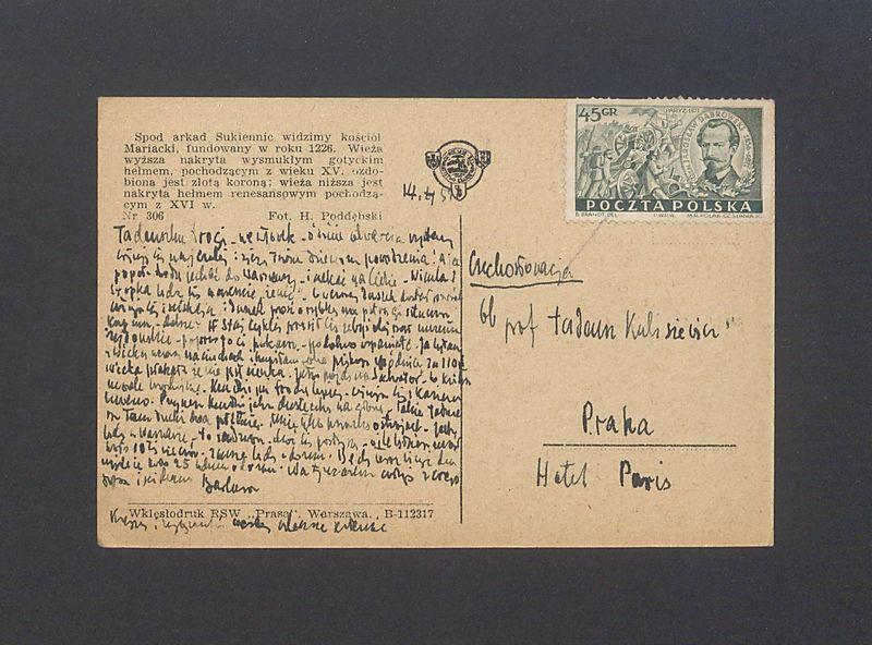 Spod arkad Sukiennic widzimy kościół Mariacki [...]