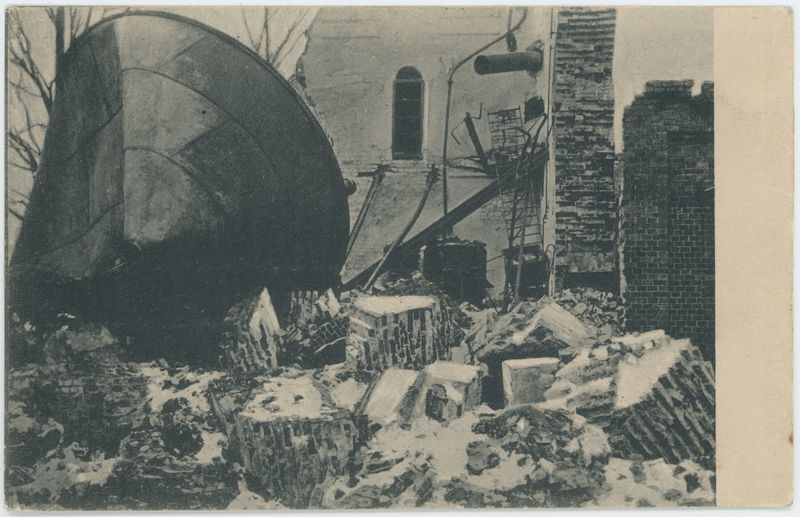 Zburzony kościół sióstr nazaretanek