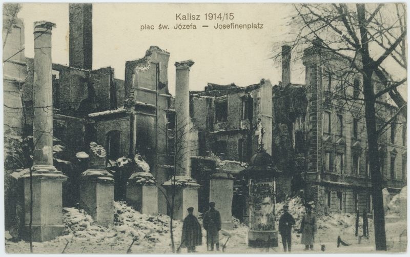 Kalisz 1914/15 plac św. Józefa - Josefinenplatz