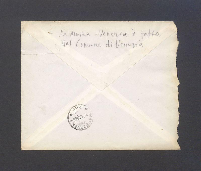 Koperta, nad. Associazione Italo-Polacca "Francesco Nullo"