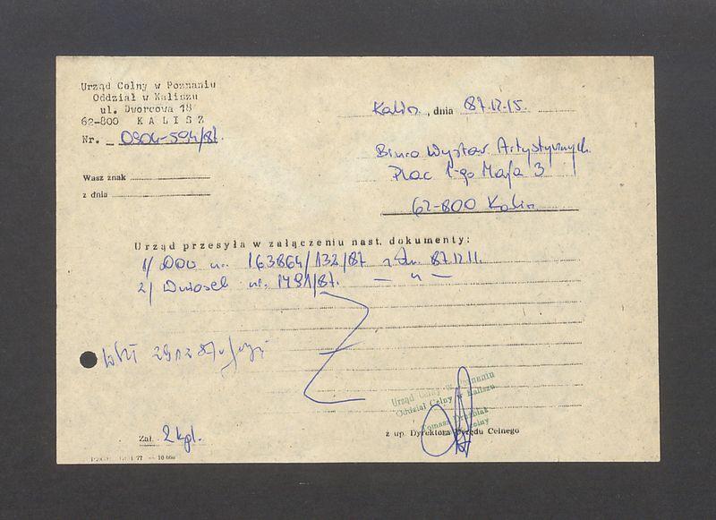 Urząd przesyła w załączeniu nast. dokumenty [...]