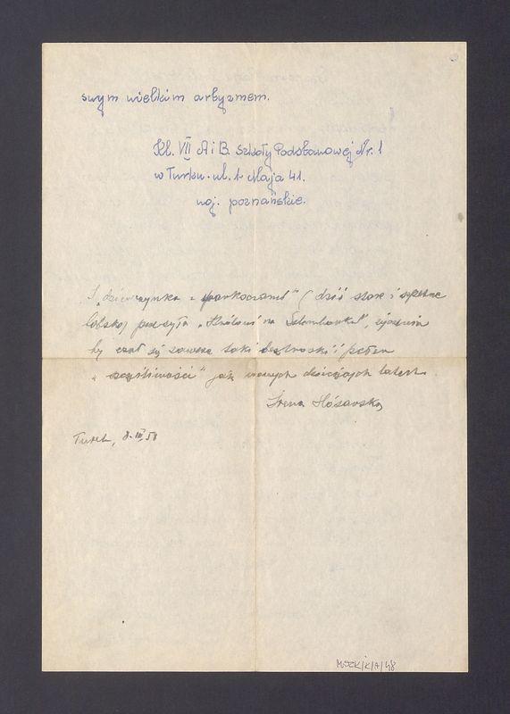 Szanowny Panie Profesorze! Mieliśmy dziś lekcję historii [...]