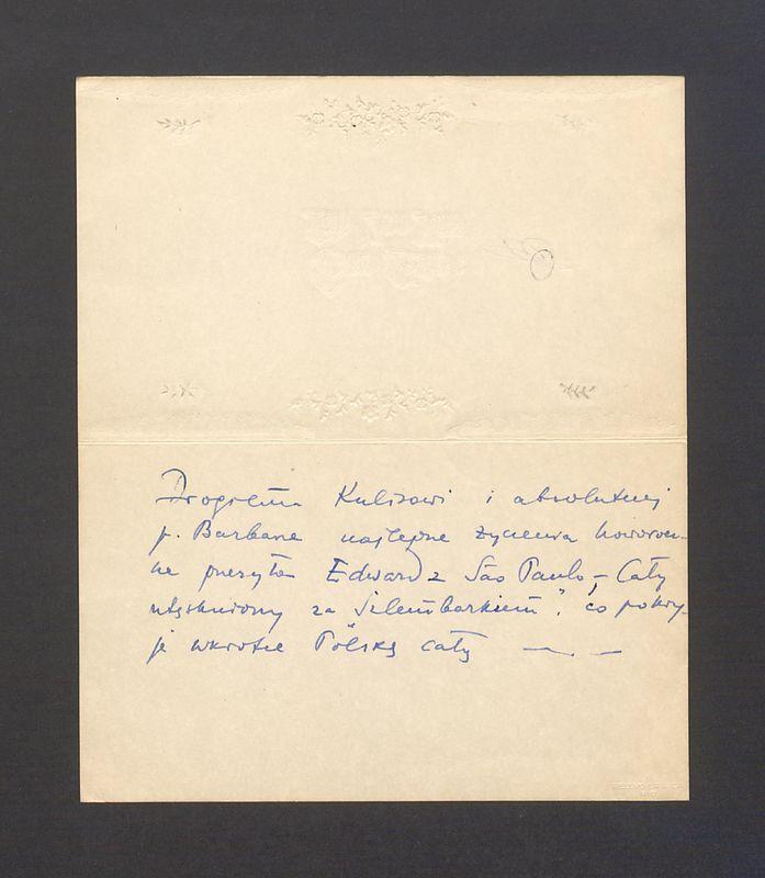 Drogiemu Kulisowi i absolutnej p. Barbarze najlepsze życzenia [...]