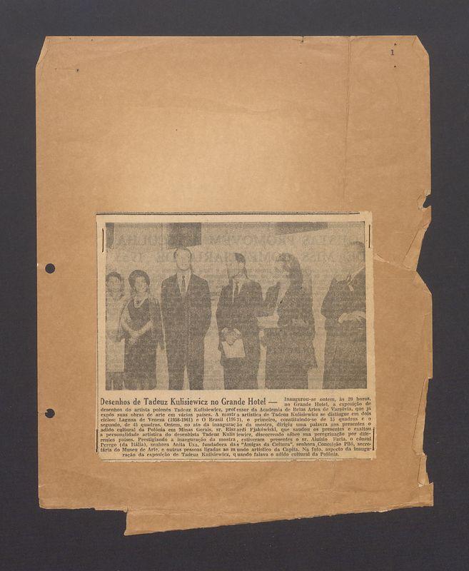 Desenhos de Tadeuz Kulisiewicz no Grande Hotel