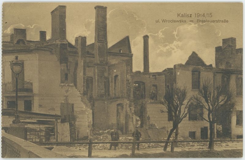 Kalisz podczas wojny - in der Kreigszeit - ulica Wrocławska