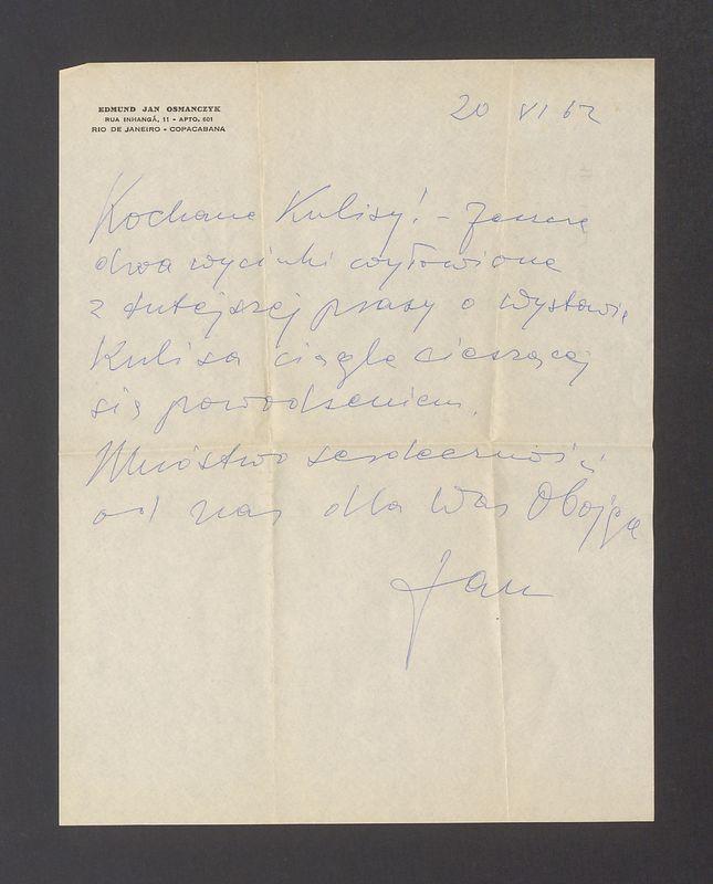 Kochane Kulisy! - Jeszcze dwa wycinki wyłowione z tutejszej prasy [...]