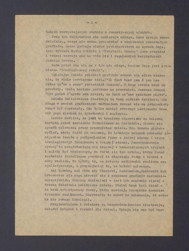 Polscy graficy ludowi. Rozczarowalibyśmy się mierząc duchową wolność w Polsce [...]