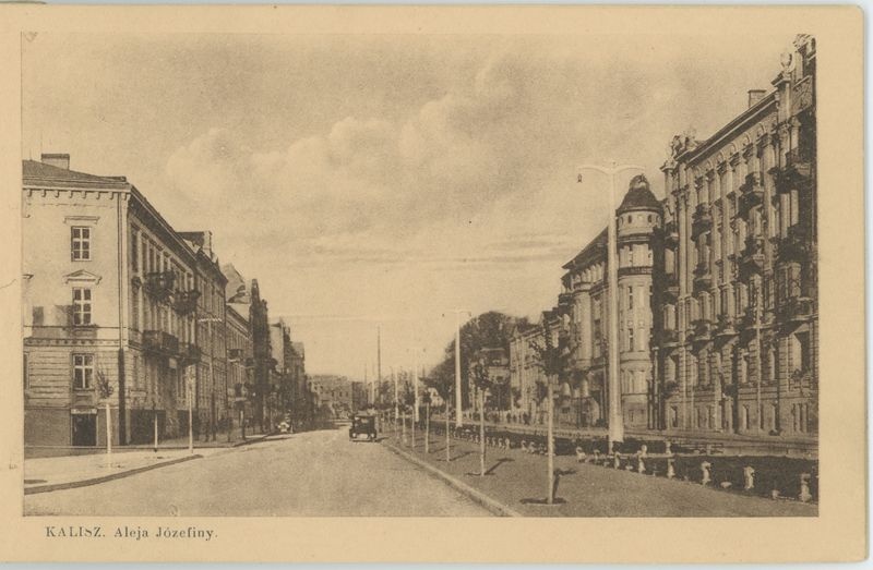 Album Kalisza - "16 Widoków Heliotypjowych" - Aleja Józefiny