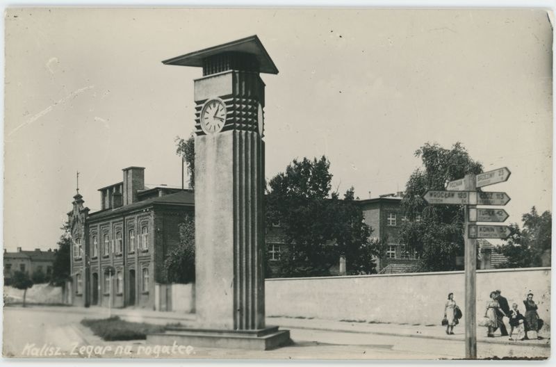 Kalisz. Zegar na rogatce 