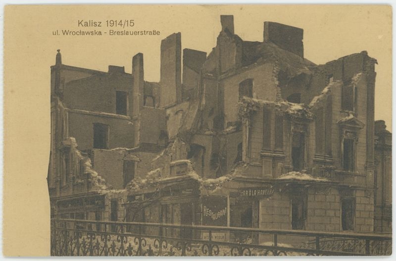 Kalisz podczas wojny - in der Kreigszeit - ulica Wrocławska